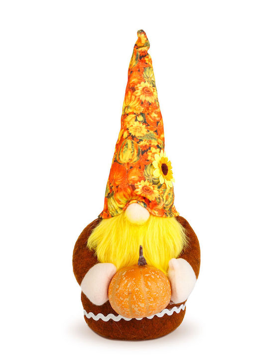 Autumn Decoration Gnome Pumpkin 35 Cm Textile Figurine