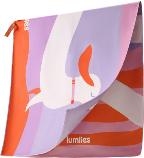 Lumiies Microfiber Body Towel Beige 160x80cm