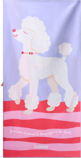 Lumiies Microfiber Body Towel Pink 160x80cm