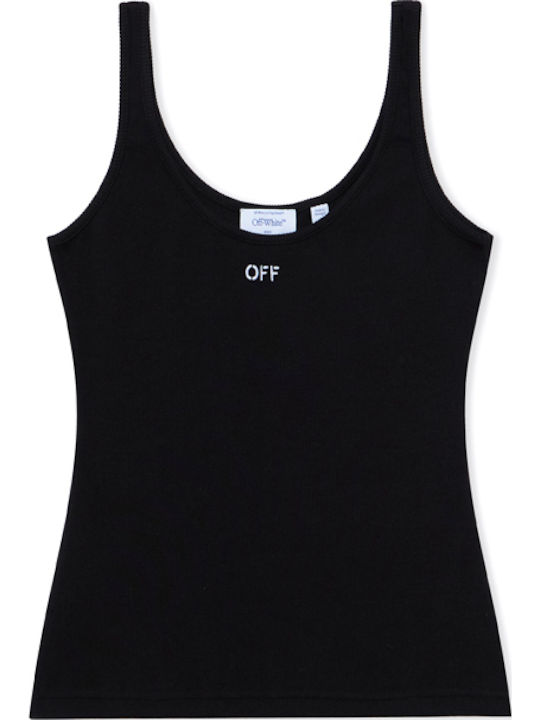 Women's Cotton Sleeveless Black Top