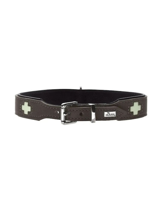 Кожен Ошийник За Куче Hunter Swiss Glow Medium Large
