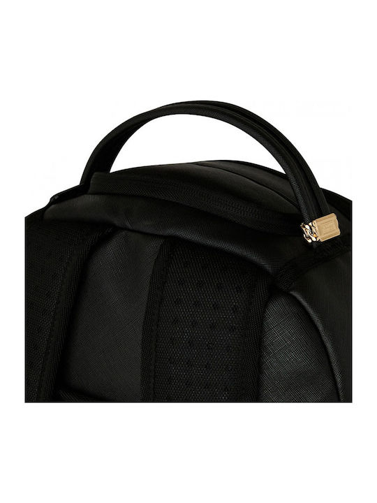 Sprayground Blacked Out Embossed Gold Tooth Ученическа раница за основно училище Златиста