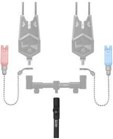 Delphin Topstix Suporturi Telescopice pentru Indicator de Alarmă Stakes 90-130 Cm
