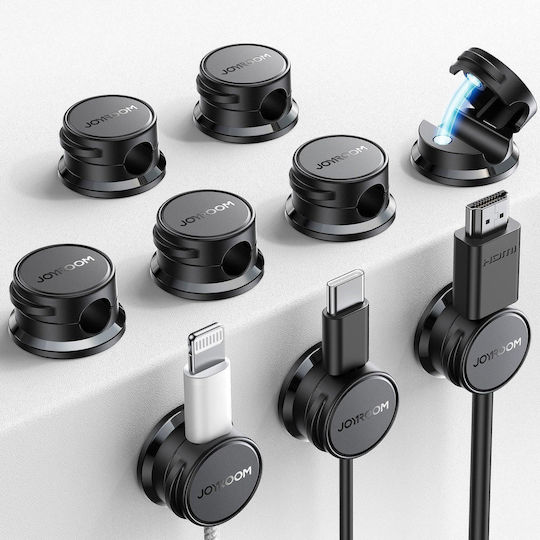 Joyroom Jr-zs468 Magnetische Kabelclips Selbstklebende Halterung 9 Stück Schwarze