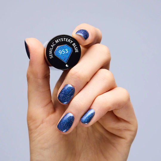 Semilac Semilac Gel Nagellack 953 Mystery Blau 7ml