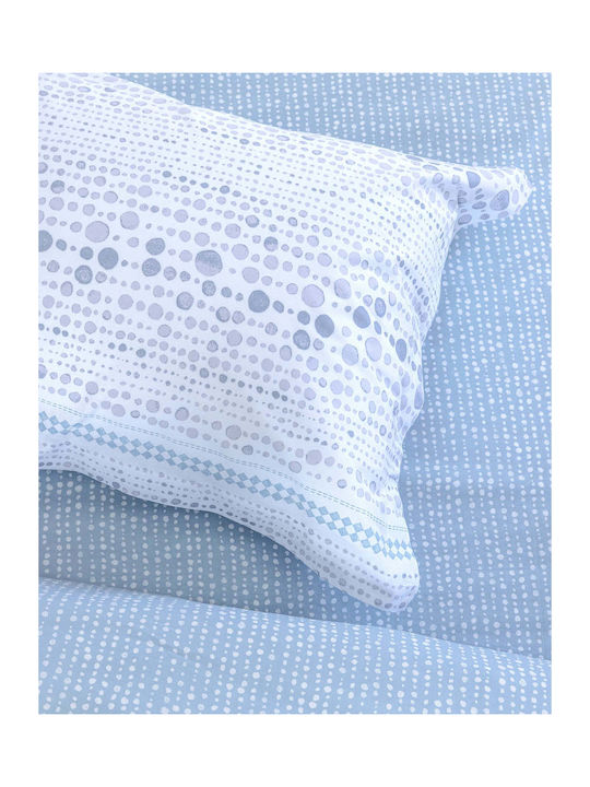 Nima Disaronno Bettlaken Set Einzel 170x260cm Blau 4 Stück