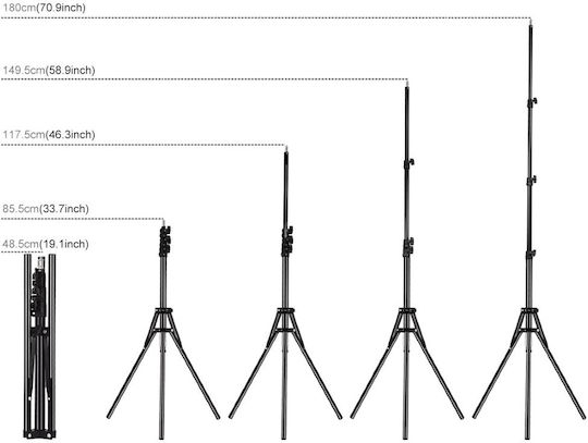 Ring Ring Light 46cm and Mobile Phone Holder
