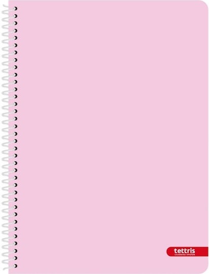 Tettris Spiral Notebook Ruled A4 60 Sheets 2 Subjects Colours