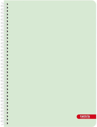 Tettris Spiral Notebook Ruled A4 60 Sheets 2 Subjects Colours