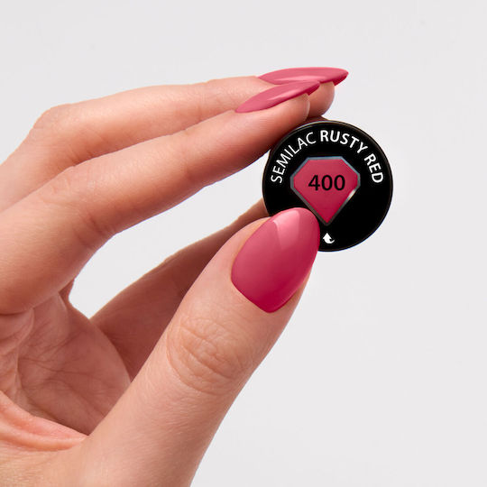 Semilac Semilac Gel Nagellack 400 Rostiges Rot 7ml