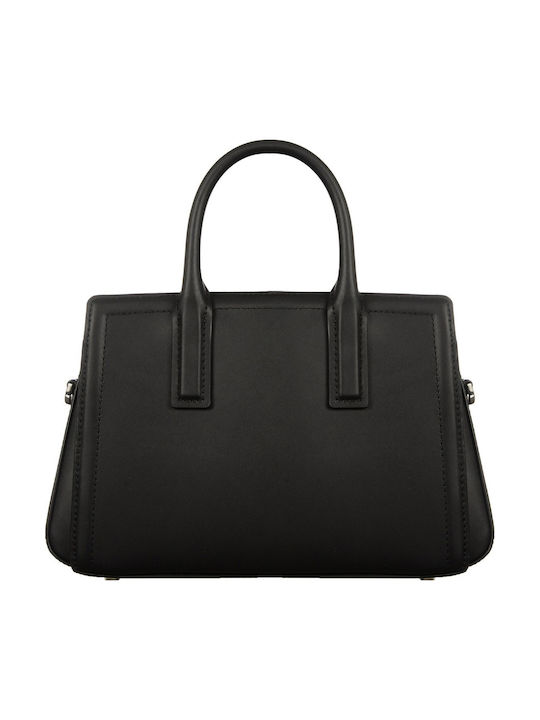Leder Damen Handtasche Crossbody / Handtasche Schwarz