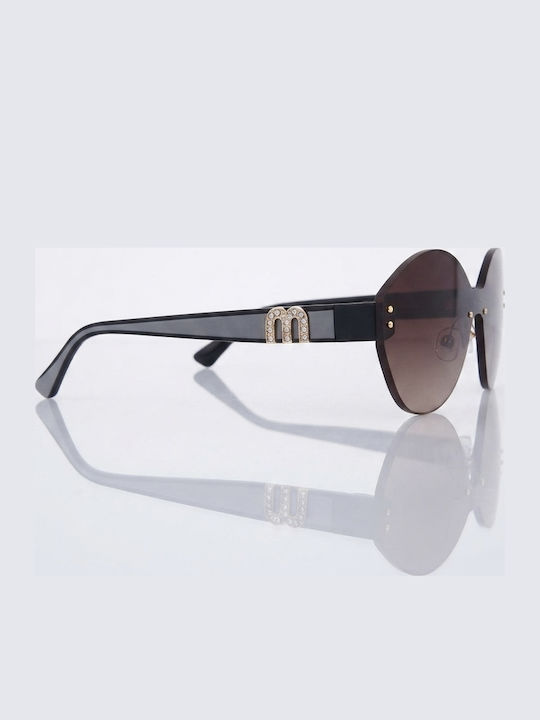 Max Air Women’s Sunglasses with Grey Metallic Frame and Gradient Lens SA011