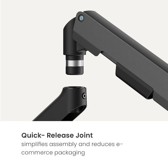 Brateck Wall Mounted Stand for 2 Screens up to 32" with Arm (LDA113-114)