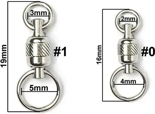 Bkk Infinity Swivel Wire Split Ring No1