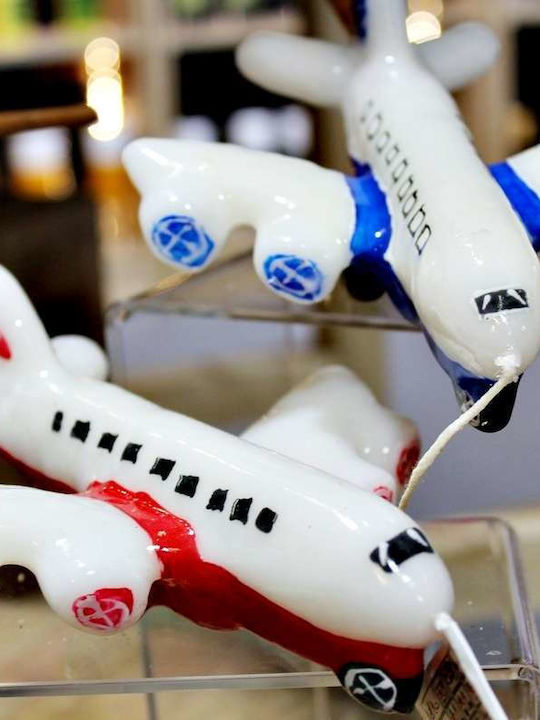 Πασχαλινή Λαμπάδα 17εκ. Κόκκινη