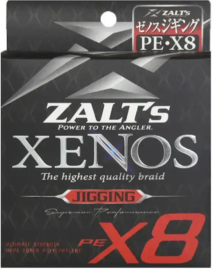 Angelschnur Zalt’s Xenos X8 Jigging Mehrfarbig 300m 0.171mm Pe#1