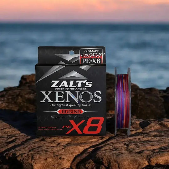 Angelschnur Zalt’s Xenos X8 Jigging Mehrfarbig 300m 0.191mm Pe#1.2