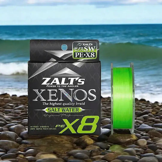 Плетено Влакно Zalt’s Xenos X8 Sw 150м 0.191мм Pe#1.2