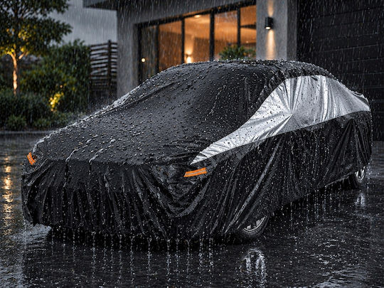Verk Group Autoabdeckung Wasserdicht XLarge Schwarze Graue