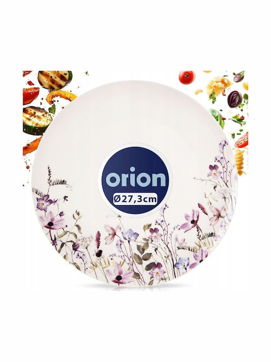 Lumarko Louka Shallow Serving Plate made of Porcelain White with Diameter 27cm