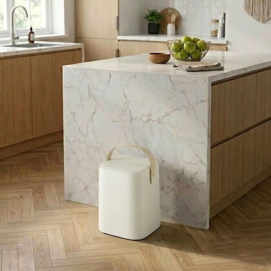 Femmit Mülleimer Griff Innenbehälter 8 L Küche & Bad – Weiß