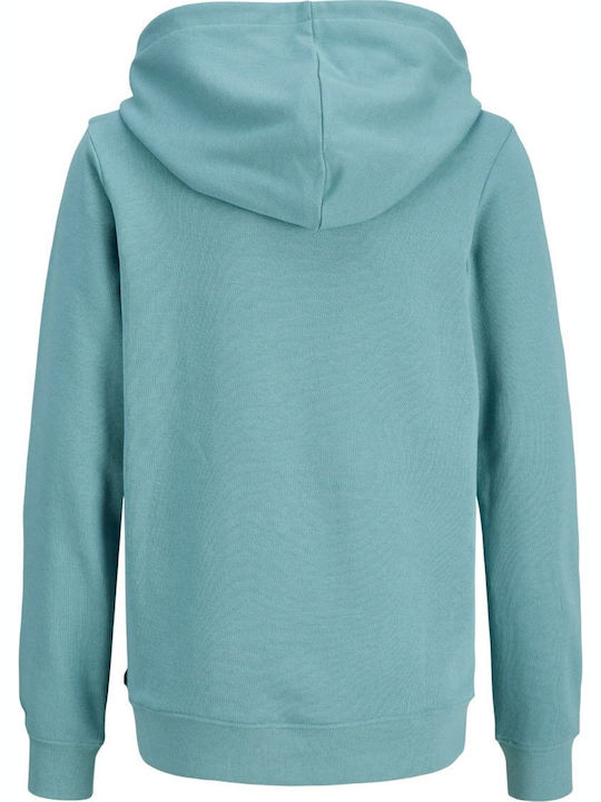 Детски суичър с качулка Mineral Blue Sweat