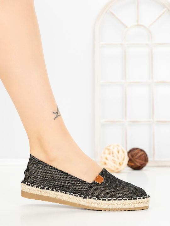 Espadrile Dama În Culoare Neagră