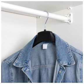 Maul Alma Clothes Hanger Black 9451790 20 Pieces