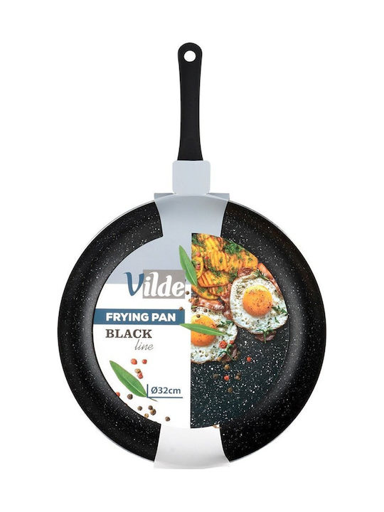 Vilde Black Line Aluminum Pan with Stone Coating 32cm