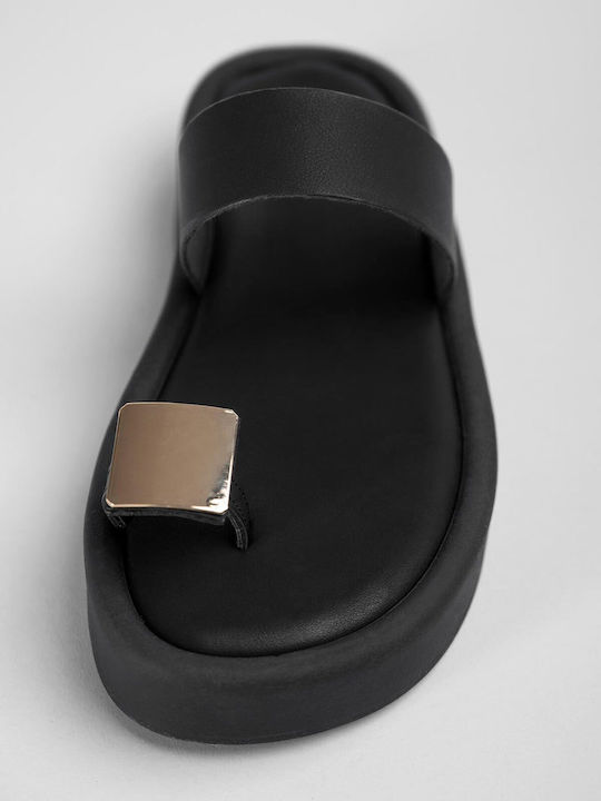 Γυναικεία Σανδάλια Flatforms Μαύρα