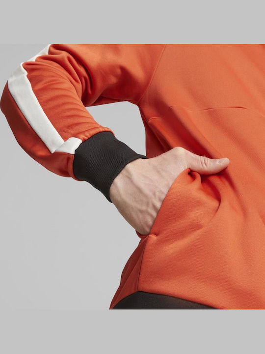 Ανδρική Ζακέτα Track Jacket Πορτοκαλί