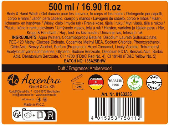 Accentra Cream Soap 500ml