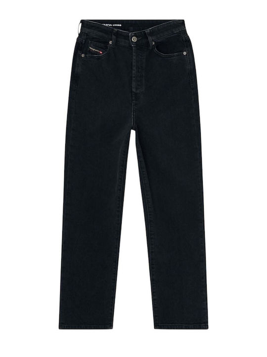 High Rise Women's Jeans Pants Regular Fit Black