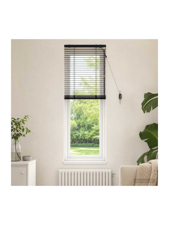 vidaXL Wooden Black Blinds 60x160 cm