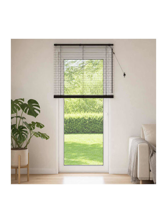 vidaXL Wooden Blind in Brown Colour W115xH250cm