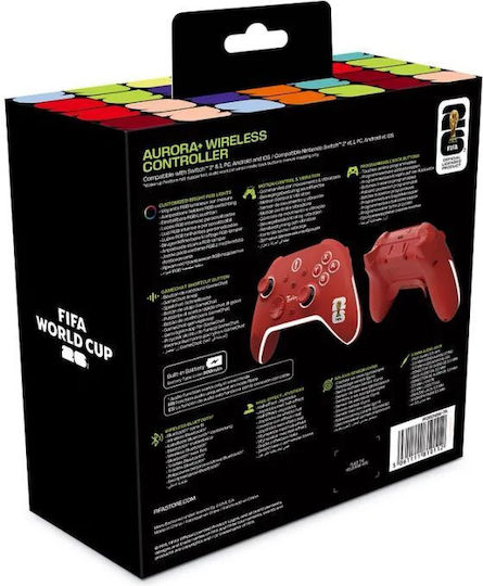 Dragonshock Aurora+ Wireless Gamepad with Hall Effect Sticks for Android / PC / Switch / iOS FIFA WC 26 Turkey