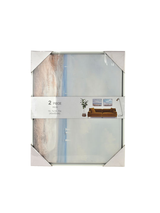 Inga Set 2 Gemälde 40x50cm Meer