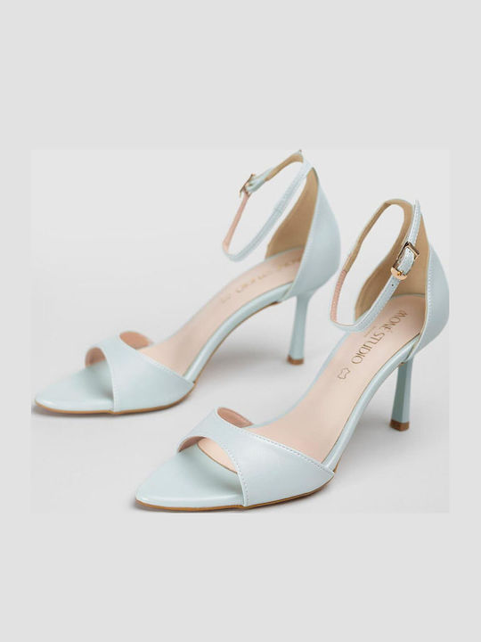 Leather Green Sandals