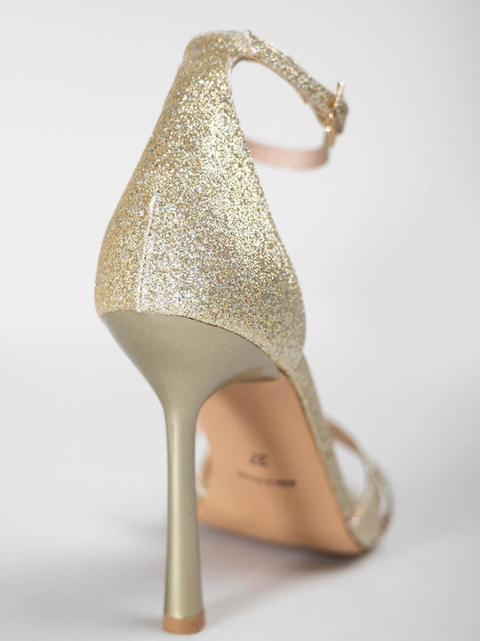 Leather Gold Sandals
