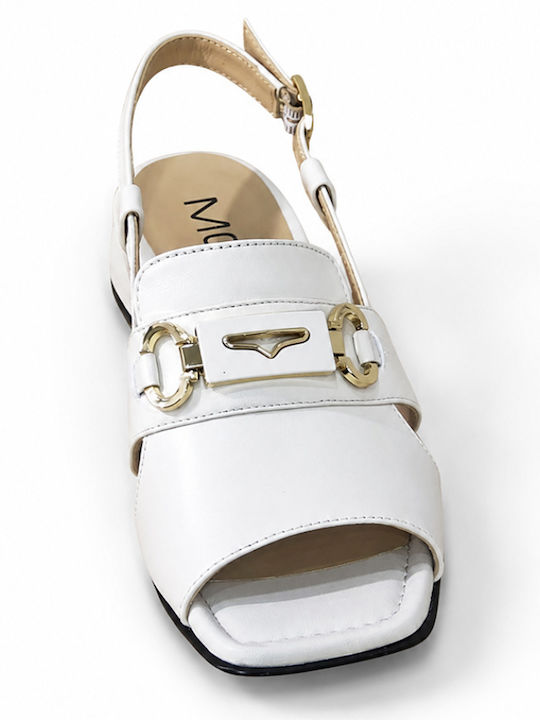 Leather Beige Sandals