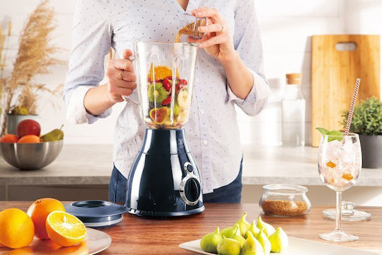 Berlinger Haus Tischmodell Mixer mit Glas Kanäta 1,5 l 600W Grau BH-9283