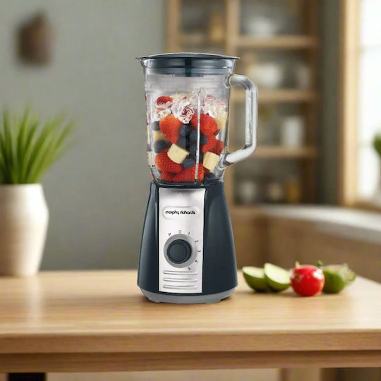 Morphy Richards Mixer mit Glas Kanäta 1,5 l Schwarz 403010