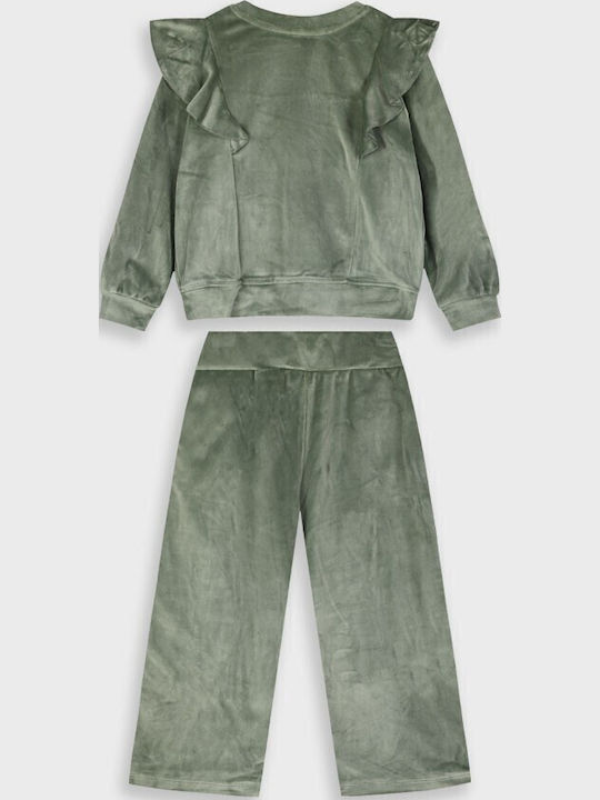Kids Tracksuit Khaki 2 Pieces
