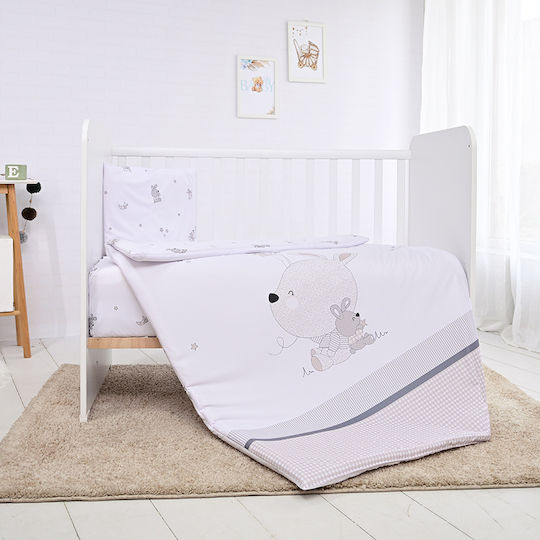 Lorelli Set Pentru Patut Little Grey 3buc piese