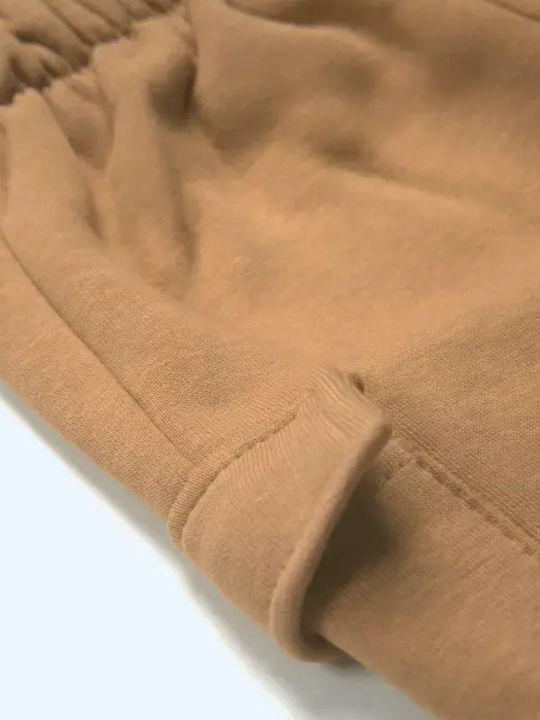 Kinderbekleidungssets mit Hosen Winter 2 Stücke Beige