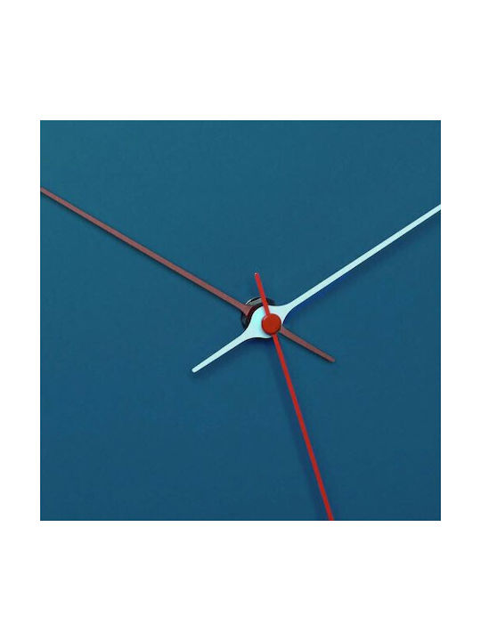 TFA Wall Clock Plastic Petrol Ø30.9cm