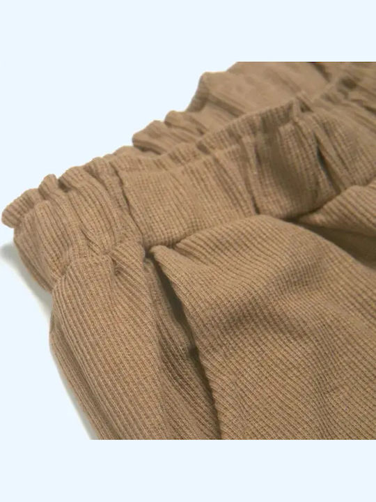 Kinderbekleidungssets mit Hosen Winter 2 Stück Mocca