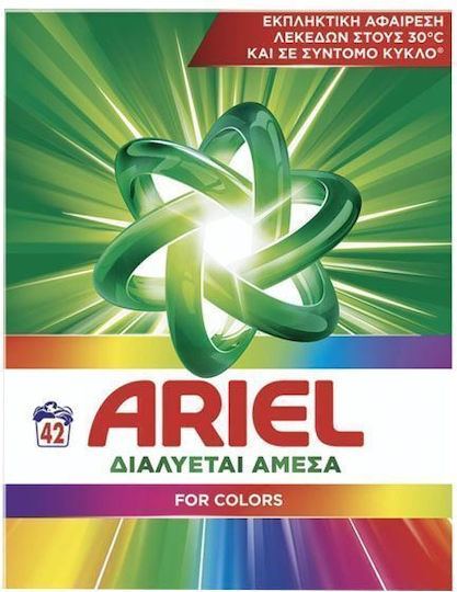 Laundry Detergent Powder Color Ariel 42 Washes
