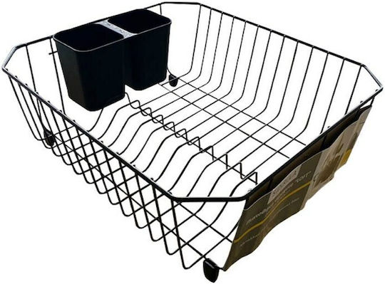 Sidirela Loft Sink Strainer Metallic Black 32x36x14cm