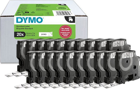 Dymo Αυτοκόλλητες Ετικέτες σε Ρολό για Εκτυπωτή Ετικετών 32x57mm 6τμχ